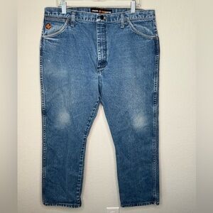 Wrangler Flame-Resistant Original Fit Jeans- Sz 38x30‎